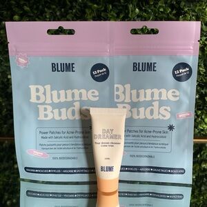 BLUME Buds Power Patches for Acne | NEW | Bonus Blume Daydreamer Cleanser Mini